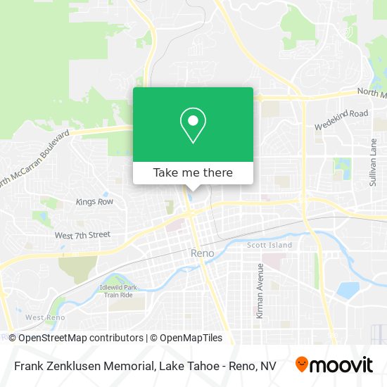 Mapa de Frank Zenklusen Memorial