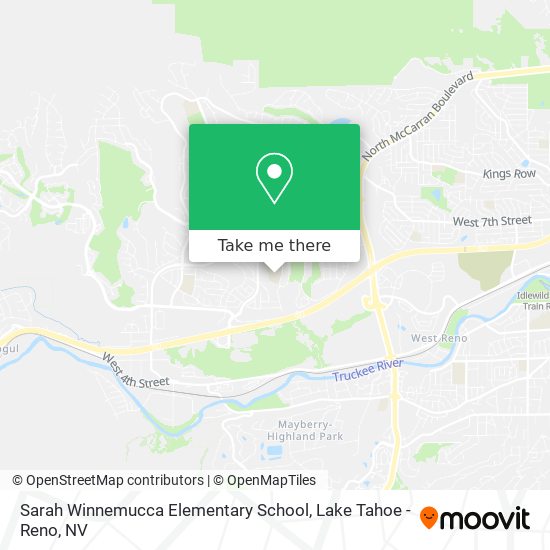 Sarah Winnemucca Elementary School map