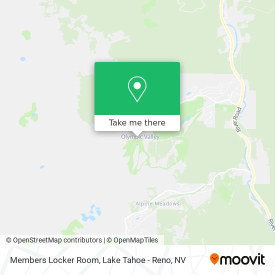 Members Locker Room map