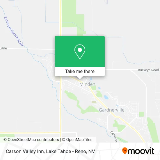 Carson Valley Inn map