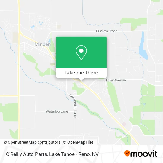 O'Reilly Auto Parts map