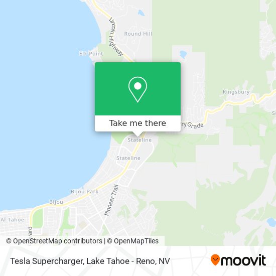Mapa de Tesla Supercharger