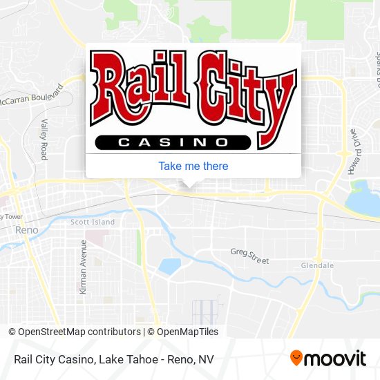 Rail City Casino map