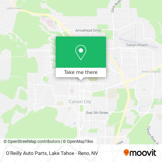 Mapa de O'Reilly Auto Parts