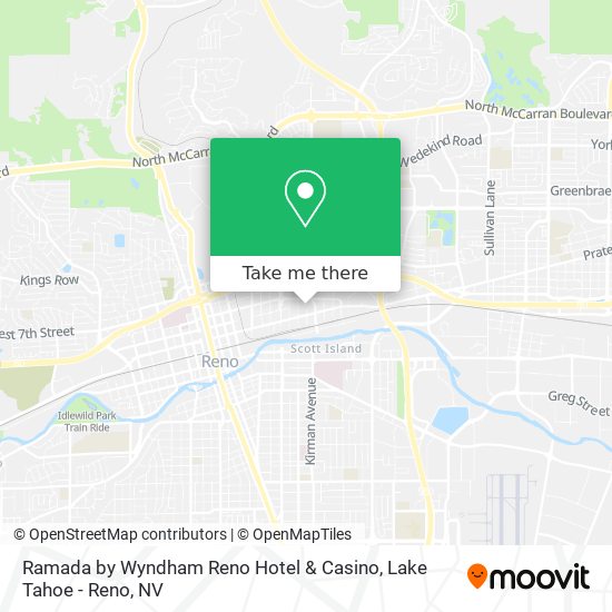 Ramada by Wyndham Reno Hotel & Casino map