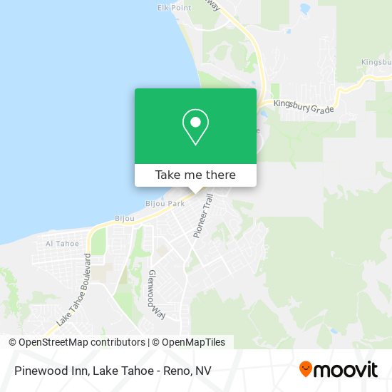 Pinewood Inn map