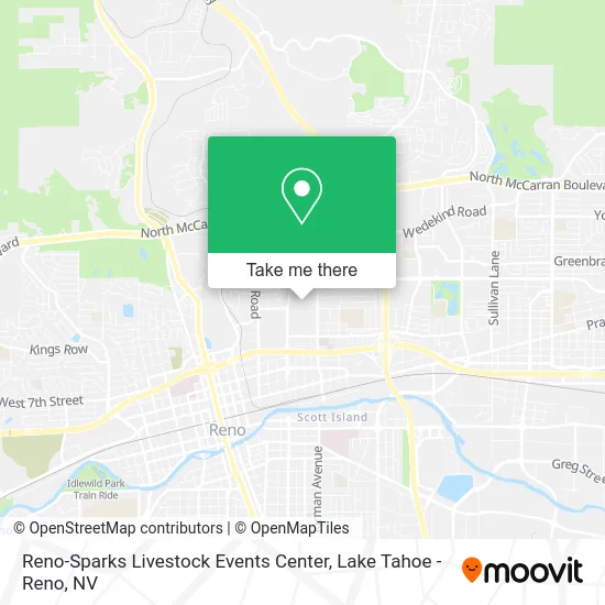 Reno-Sparks Livestock Events Center map