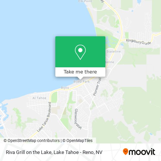 Riva Grill on the Lake map