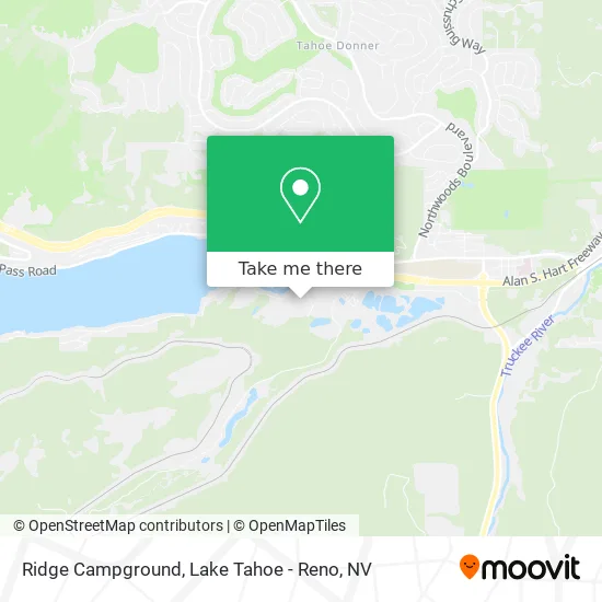 Ridge Campground map