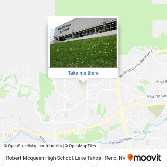 Robert Mcqueen High School map