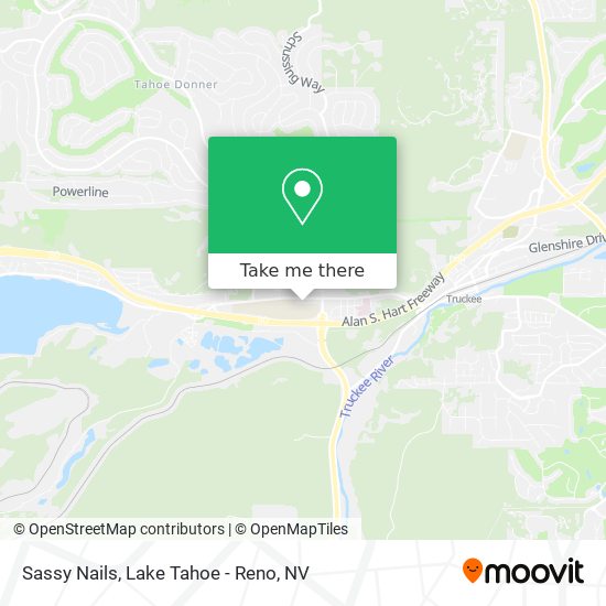 Sassy Nails map