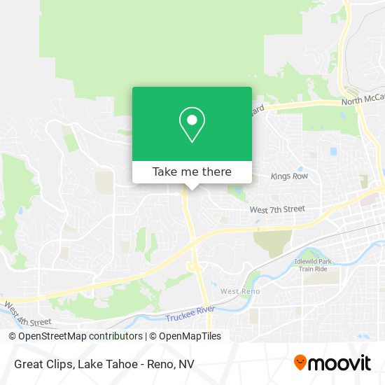 Great Clips map