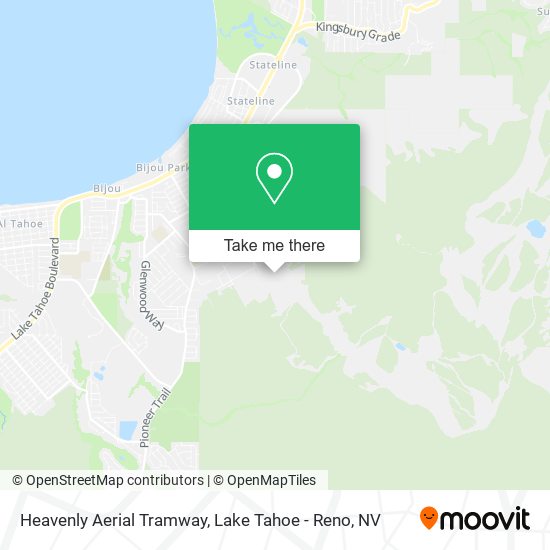 Heavenly Aerial Tramway map