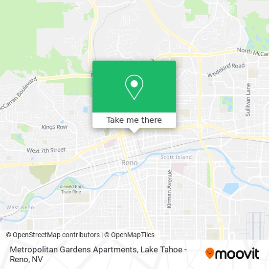 Metropolitan Gardens Apartments map