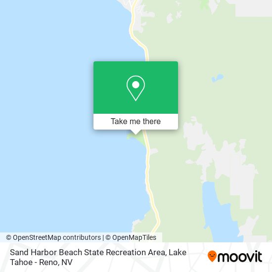 Sand Harbor Beach State Recreation Area map