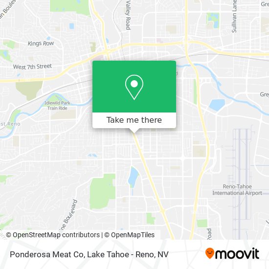 Ponderosa Meat Co map