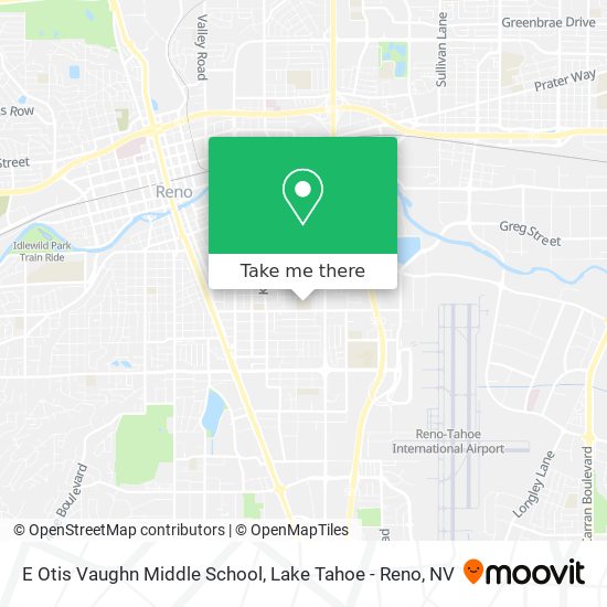 E Otis Vaughn Middle School map