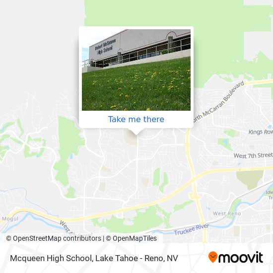 Mcqueen High School map