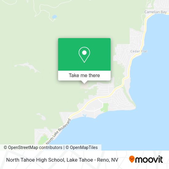 Mapa de North Tahoe High School