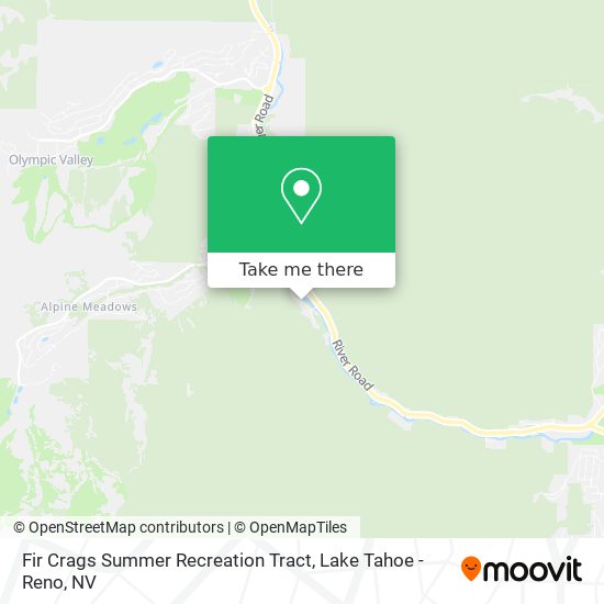 Fir Crags Summer Recreation Tract map