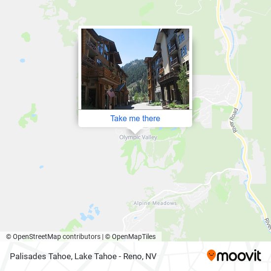 Palisades Tahoe map