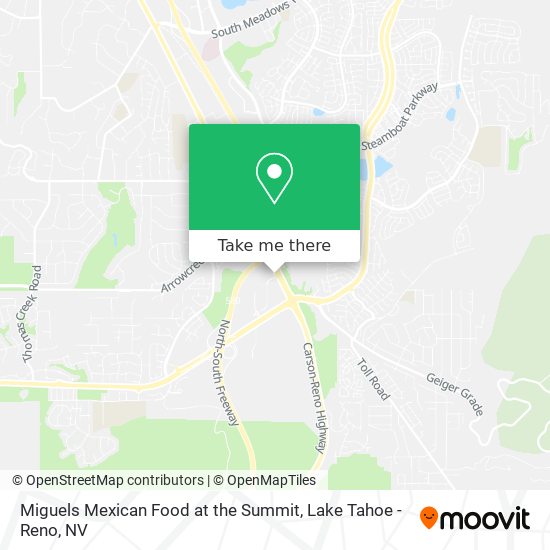 Miguels Mexican Food at the Summit map