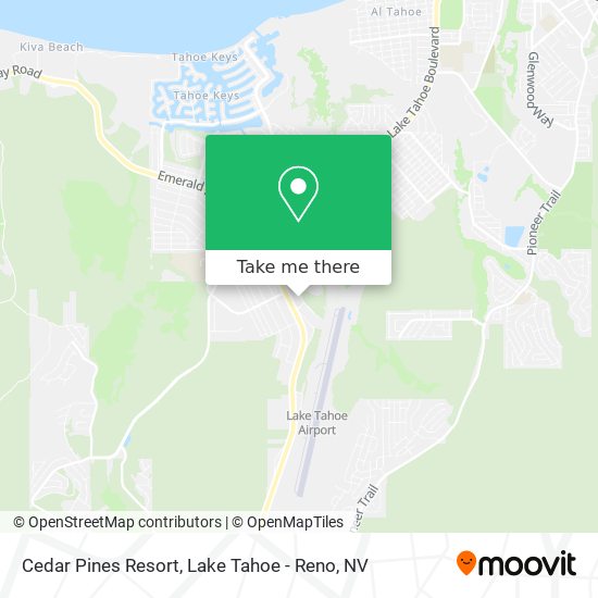 Cedar Pines Resort map