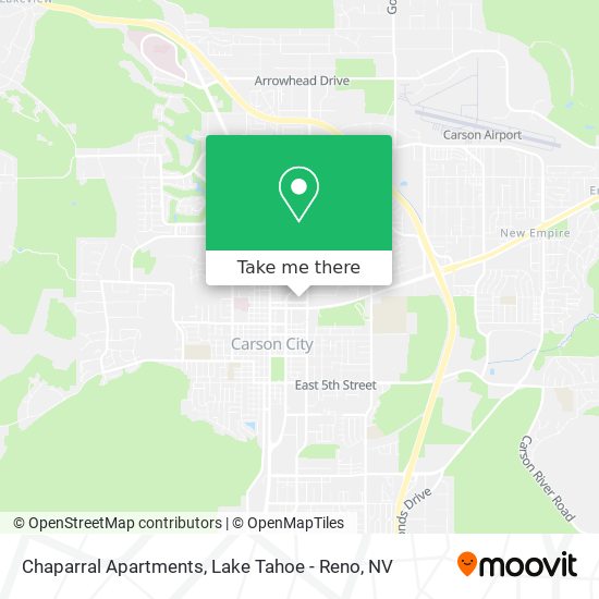 Chaparral Apartments map