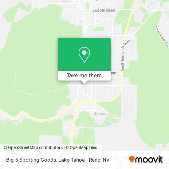 Big 5 Sporting Goods map