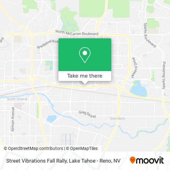 Mapa de Street Vibrations Fall Rally