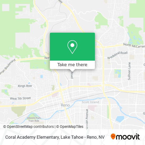 Coral Academy Elementary map