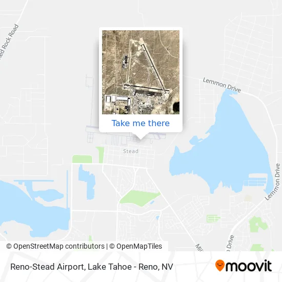 Reno-Stead Airport map