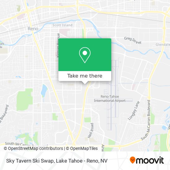 Sky Tavern Ski Swap map