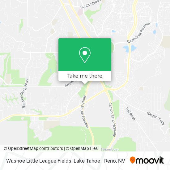 Mapa de Washoe Little League Fields