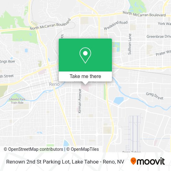 Mapa de Renown 2nd St Parking Lot