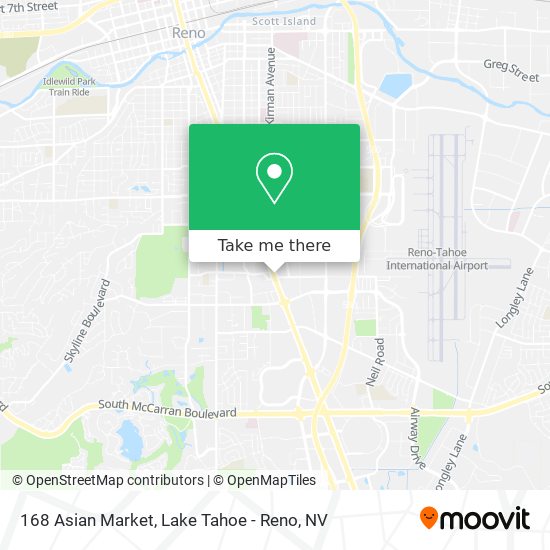 168 Asian Market map