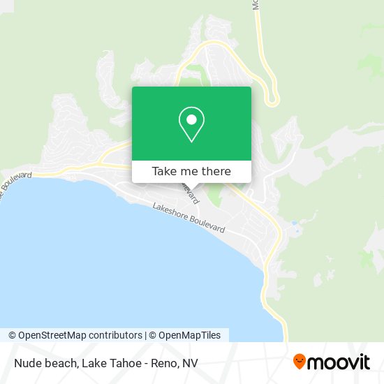 Mapa de Nude beach