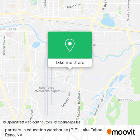 partners in education warehouse (PIE) map