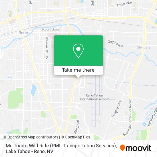Mr. Toad's Wild Ride (PML Transportation Services) map