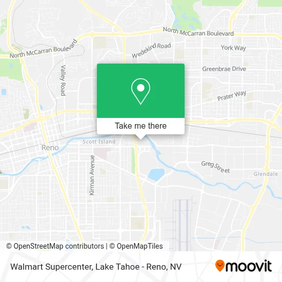 Walmart Supercenter map