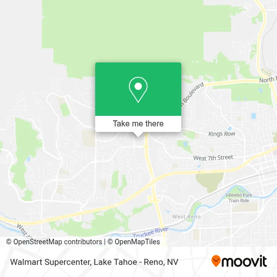 Walmart Supercenter map