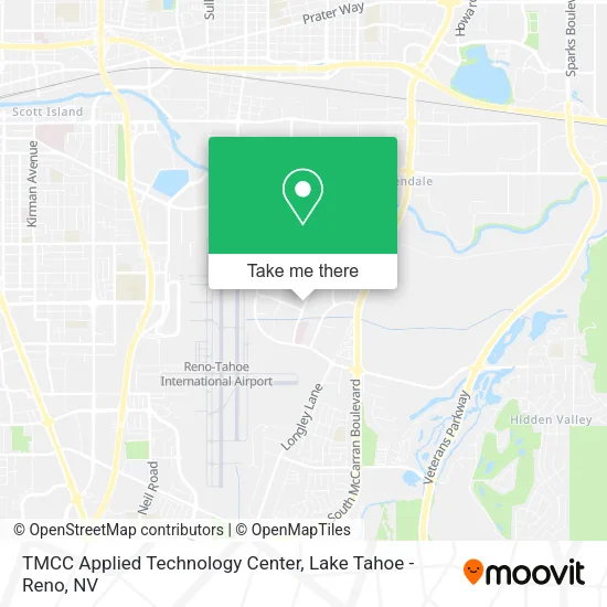 Mapa de TMCC Applied Technology Center