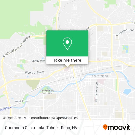 Coumadin Clinic map