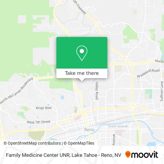 Mapa de Family Medicine Center UNR