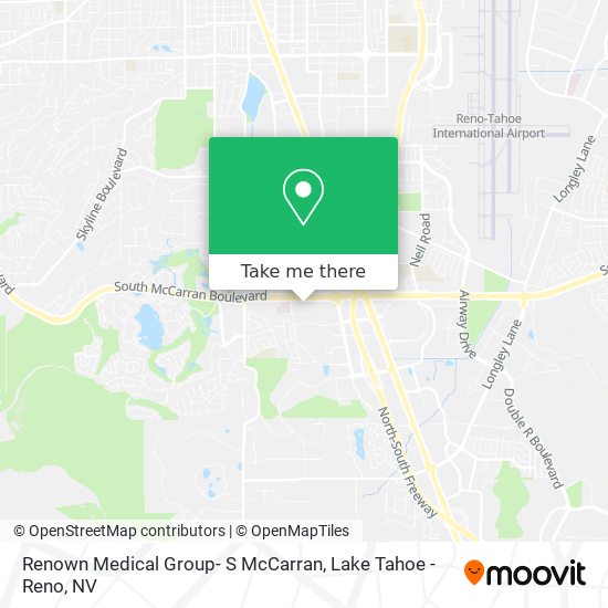 Mapa de Renown Medical Group- S McCarran
