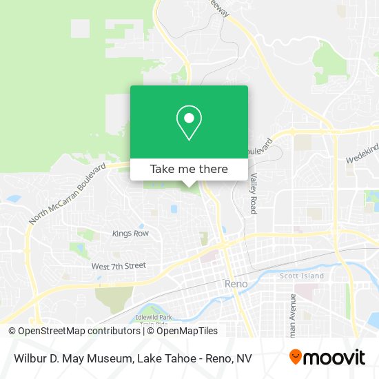 Wilbur D. May Museum map