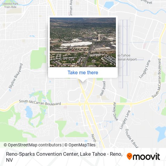 Mapa de Reno-Sparks Convention Center