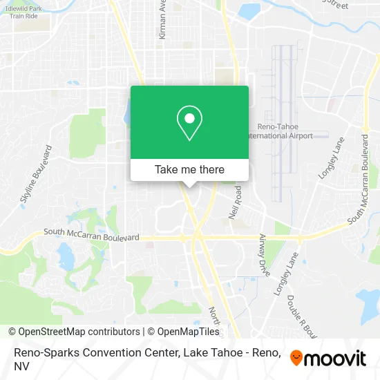 Reno-Sparks Convention Center map