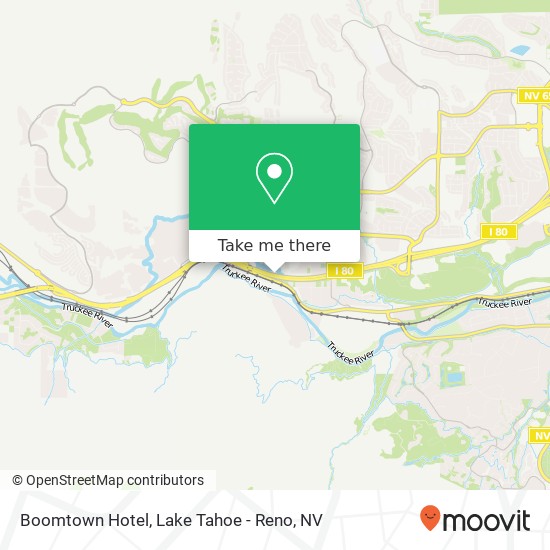 Boomtown Hotel map