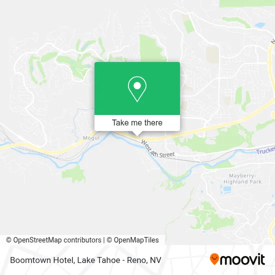 Boomtown Hotel map